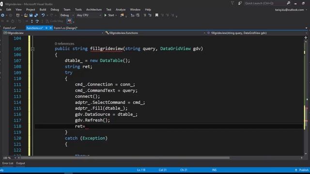 How To Create a Function To Fill Data Grid View In C# || GRID VIEW смотреть онлайн
