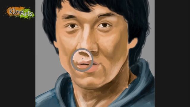 Jackie Chan ( Джеки Чан ) | Photoshop speedpainting | Digital Portrait смотреть онлайн