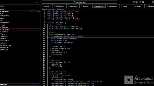 Explaine Calculator-react -App | hosted | Github смотреть онлайн