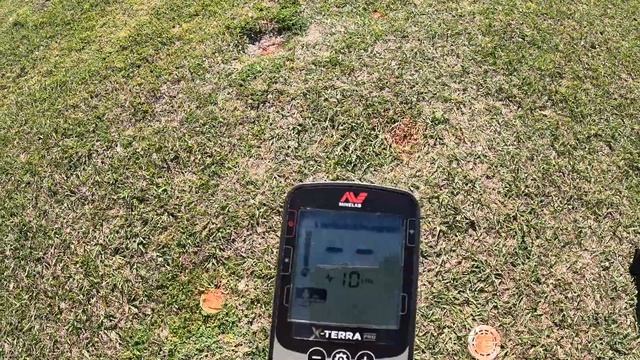 MINELAB XTERRA PRO VS SIMPLEX PLUS DEPTH TEST SILVER COINS смотреть онлайн