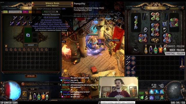[PoE] Stream Highlights #473 - Int stacking amulet craft смотреть онлайн