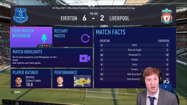 FA CUP FINAL SPECIAL vs LIVERPOOL!! FIFA 21 | Everton Career Mode Ep15 смотреть онлайн