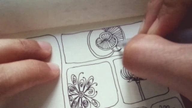 7 Floral Zentangle Patterns (Step by Step) | Practice with me! смотреть онлайн