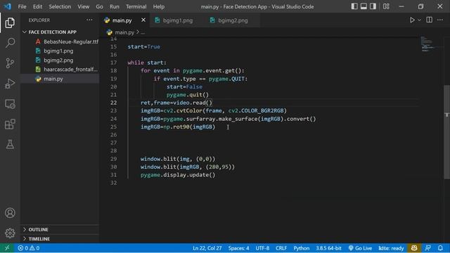 Count Person Face & Face Detection Apps | Pygame & Opencv | KNOWLEDGE DOCTOR смотреть онлайн