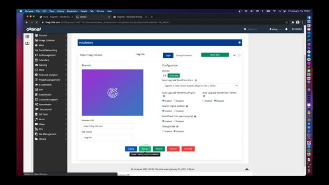 How to Backup and Restore your WordPress website | 2021 | with Subtitles смотреть онлайн