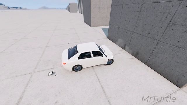 Toyota Corolla VS Wall 120 KM/H - BeamNG Drive смотреть онлайн
