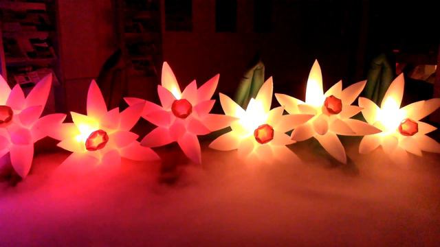 Надувные цветы (пневмогирлянды) Лилии с подсветкой смотреть онлайн