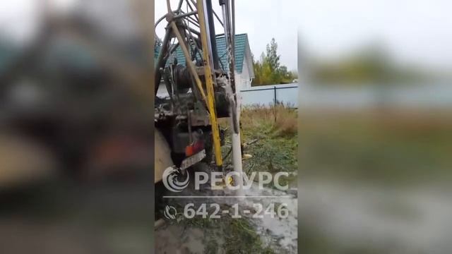 Бурение скважины в д. Михайловка