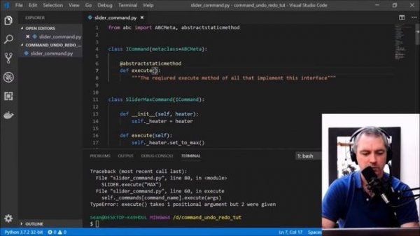 UNDO/REDO Command Pattern In Python