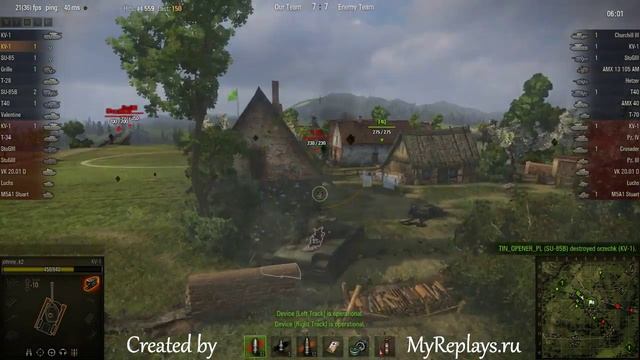 WOT: Westfeld - KV-1 - 5 frags - смотреть онлайн