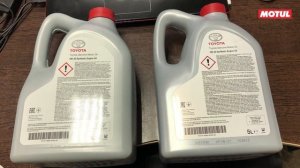 Внимание подделка масло TOYOTA 0W30