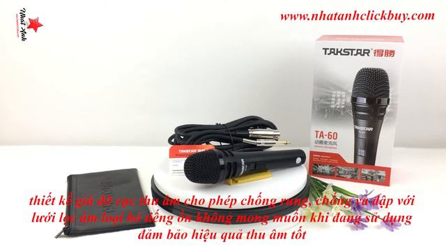 Micro karaoke có dây cao cấp Takstar TA 60 смотреть онлайн