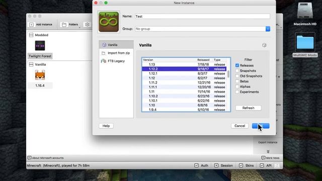 How to Download & Install Minecraft MultiMC Mac OS X (How to Install Mods Minecraft MultiMC) смотреть онлайн