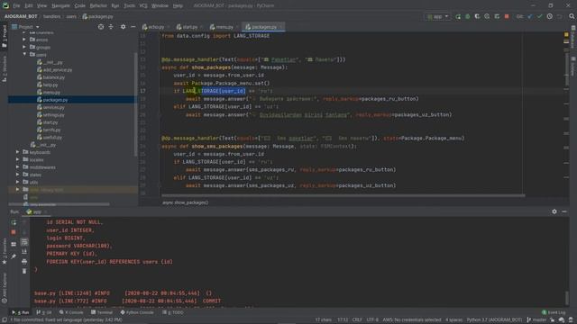 Uztelecom Bot Replica Created With Python Aiogram Part#2 Code Review смотреть онлайн