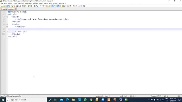 Switch & Function Tutorial in the JAVA SCRIPT tutorial in Hindi Index - 6 смотреть онлайн