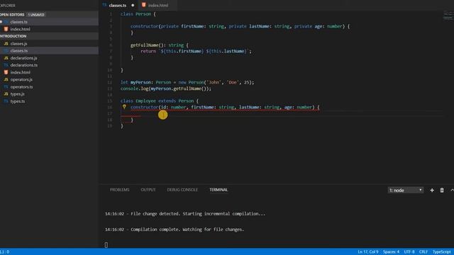 Angular Training Part 1 - Classes смотреть онлайн