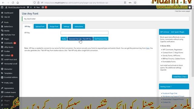 How can i install urdu font in wordpress website смотреть онлайн