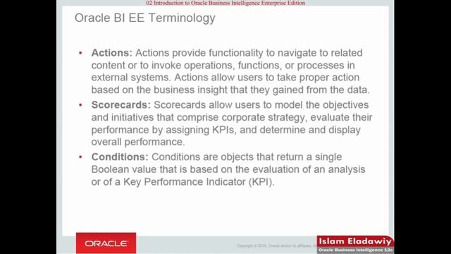 04 OBIEE 12c - Chapter 02 Introduction to Oracle Business Intelligence (Part 3) смотреть онлайн