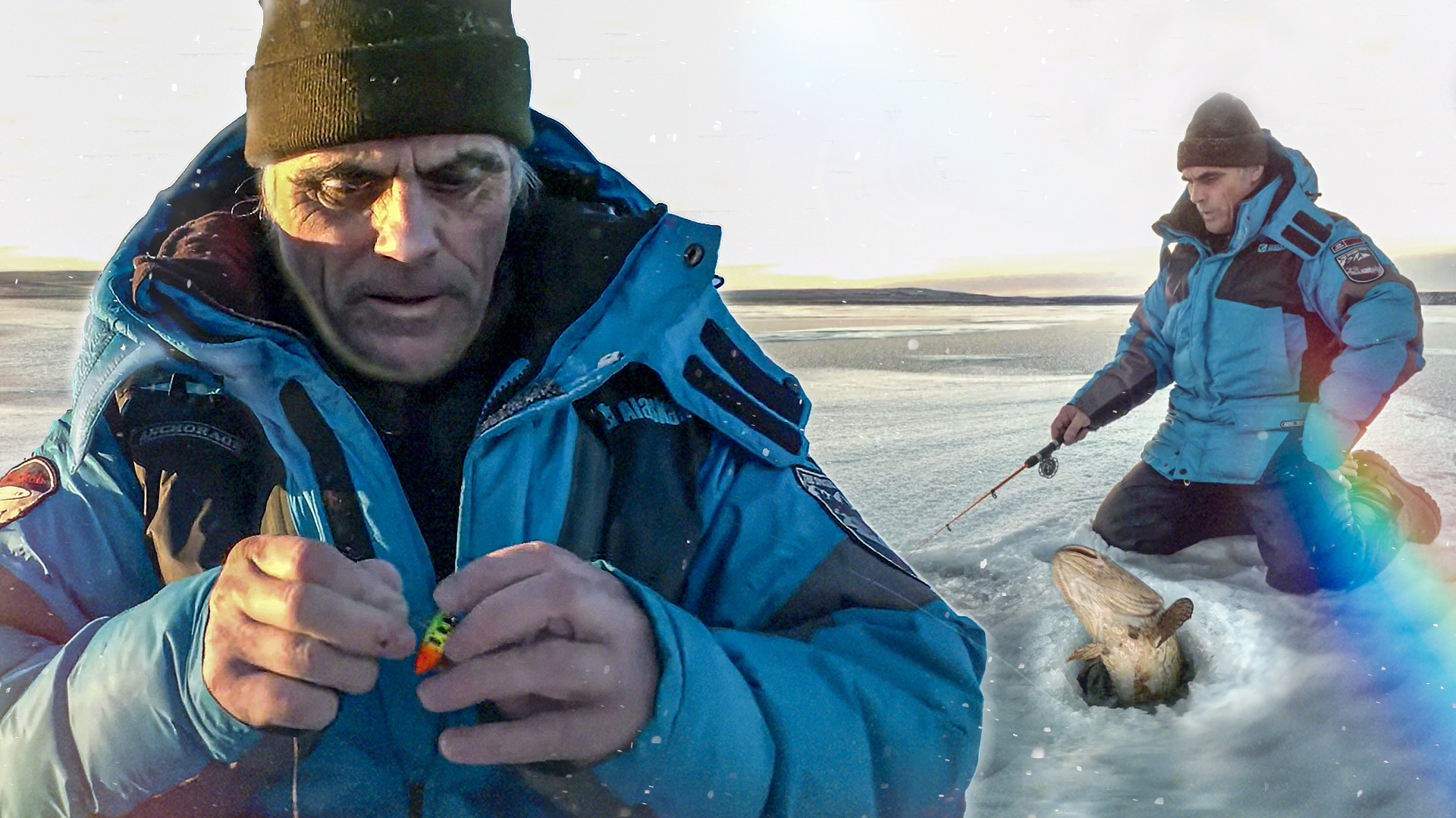 Рыбацкая заебуриха. Ловля окуня на балансир зимой. Трофейная щука | С Полем! смотреть онлайн