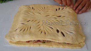 Обалденный Пирог с Мясом.Остановиться будет сложно!Рассыпчатый Пирог с Мясом.Пирог готовим с MAZZAL