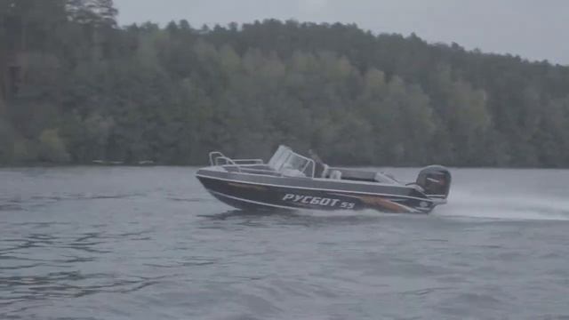 "РУСБОТ-55" с ПЛМ "Golfstream F115". Тест на воде. смотреть онлайн