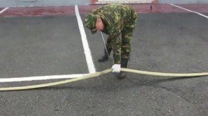 Устройство для сматывания напорных пожарных рукавов