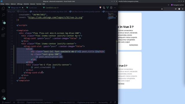 VueJS Avancé - Les slots смотреть онлайн