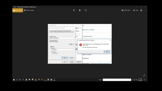 The Network Path not found ( Domain Join error) смотреть онлайн