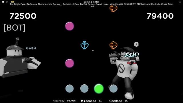 Roblox Friday Night Funkin BUT INDIE CROSS MECHANIC смотреть онлайн