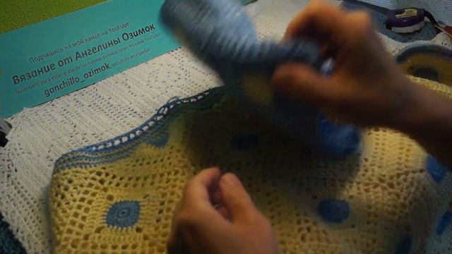 Кофточка из мотивов 2 ч.,crochet blouse, вязание крючком(В №162) смотреть онлайн