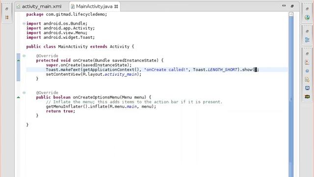 GIT MAD Spring 2014 meeting 3 - App Lifecycle смотреть онлайн