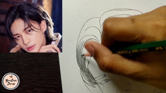 How to draw Stray Kids Hyunjin Step by step | Drawing Tutorial | YouCanDraw смотреть онлайн