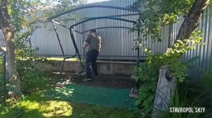 крыша для качели, своим руками!