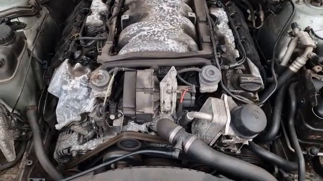 Mercedes Benz SL500 M113 engine test смотреть онлайн