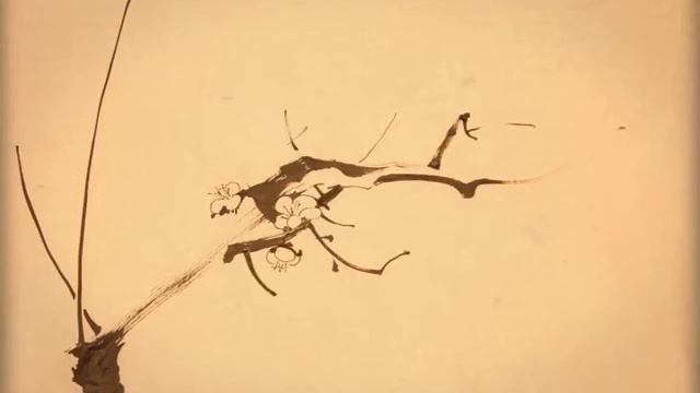 Живопись деревьев в стиле у-син. Китайская живопись сливы Мэй. _Нежная слива Мэй смотреть онлайн