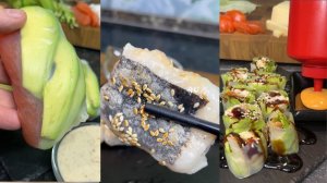 Спринг роллы 3в1|Рецепты с рисовой бумагой