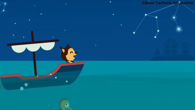 Row Row Your Boat // Row Row Row Your Boat Nursery Rhyme / For Kids