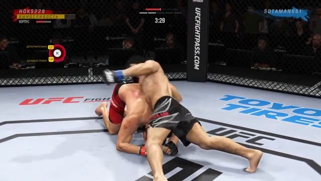 UFC 4 - Jorge Masvidal vs Kelvin Gastelum. Гастелум просто впитывает урон. смотреть онлайн