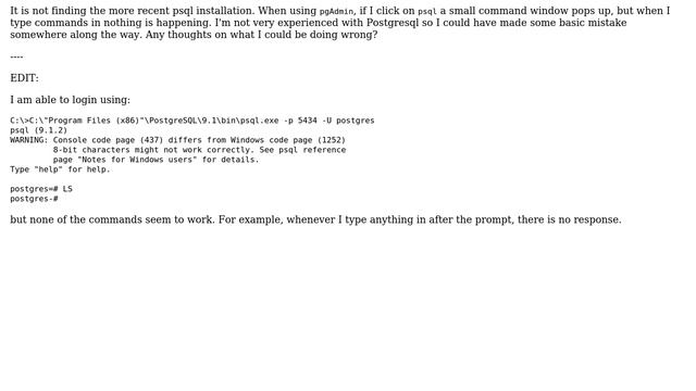 DevOps & SysAdmins: Using psql with two postgresql installations on Windows 7 смотреть онлайн