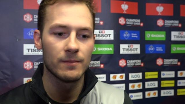 Marek Mazanec of Mountfield HK after a shutout against Adler Mannheim смотреть онлайн