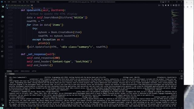 012- Practical Python Object Oriented Programing example: Native python web server Part3 смотреть онлайн