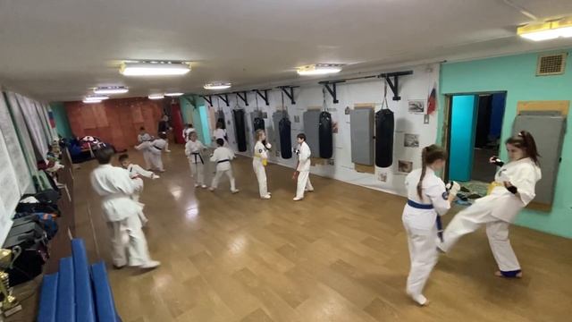 Тренировка 02 марта 2022 года. Киокусинкай каратэ в Климовске на Западной 12. смотреть онлайн