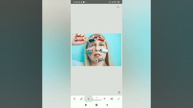 Instagram. Делаем ярко голубые глаза на фото в бесплатном приложении. смотреть онлайн