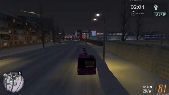 Маршрут 23 | Отчёт за 06.12.2023 | ЧАТП РиЛайн | MTA Province #1 смотреть онлайн