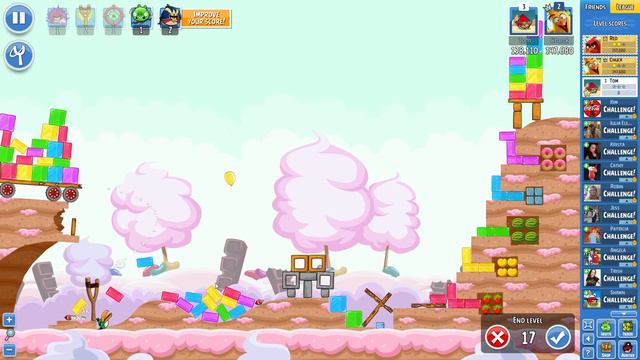 Angry Birds Friends on Facebook Jelly Bounce Tournament Level 5 No Power Ups 3 Stars August 31 2017 смотреть онлайн