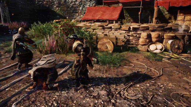 Assassin's Creed Valhalla - Stealth Kills & Aggressive Brutal Combat Gameplay 4K