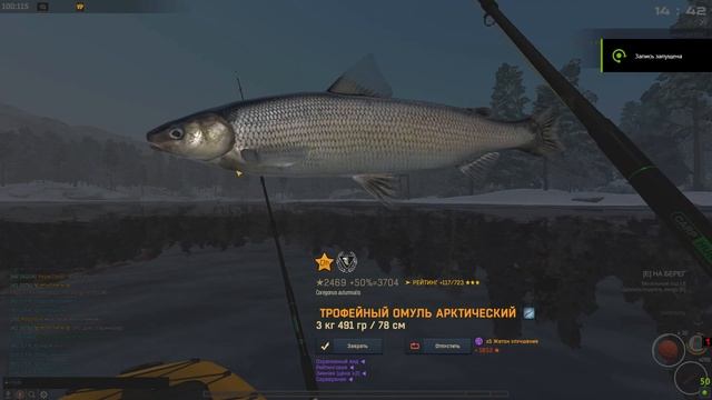 Fisher Online: Зимняя Сказка, Омуль арктический смотреть онлайн