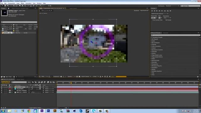 After effects Tutorial: motion tracking photoshop objects // YrevzZ смотреть онлайн