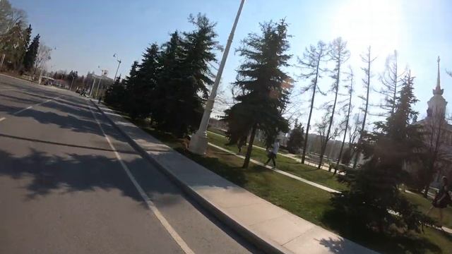 вднх. апрель 2019. полёт на электроскейте 2. смотреть онлайн