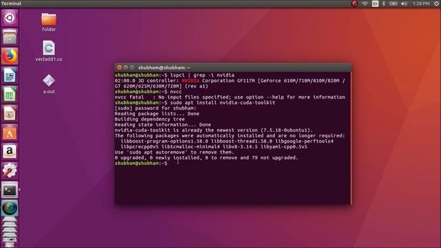 Nvidia Cuda Toolkit installation (AUTO download) on Ubuntu 16.04 LTS смотреть онлайн